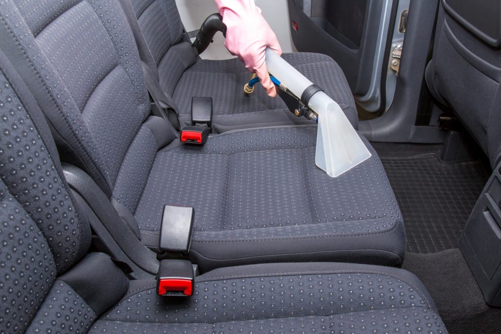 car interior cleaning